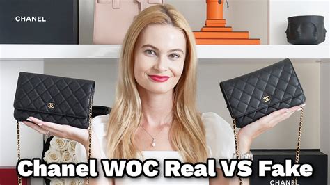 chanel woc real vs fake honey brown